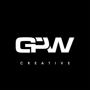 GPW Letter Initial Logo Design Template Vector Illustration