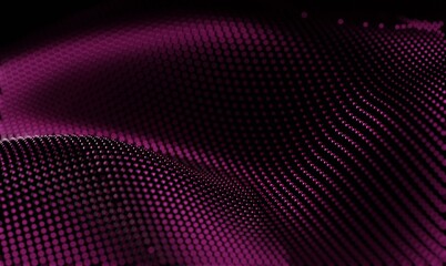 Abstract Particle drapery luxury gold 3d illustration background