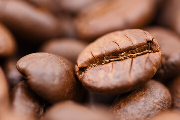 Roasted coffee beans