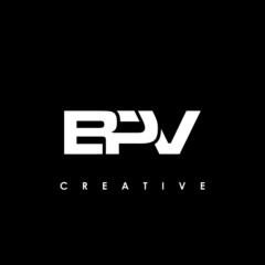 BPV Letter Initial Logo Design Template Vector Illustration