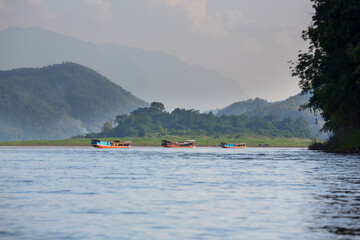 Fototapeta na wymiar Mekong river in Laos