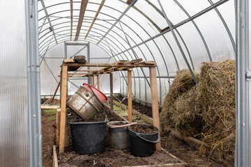 the beginning of the cottage season, planting and care of plants, greenhouse on the garden plot. growing fruits and vegetables in the summer season, spring cleaning of the garden and vegetable garden