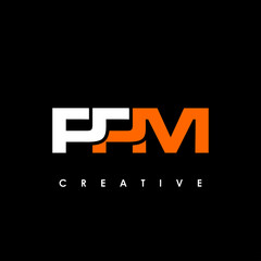 PPM Letter Initial Logo Design Template Vector Illustration