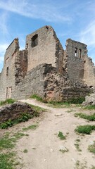 Fototapeta na wymiar Burg Ruine Homburg Franken