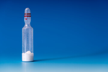 Samples of medical vaccines in a microbiology laboratory