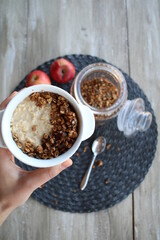 Porridge e granola