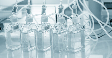 Laboratory facility for the production of an experimental vaccine against coronavirus