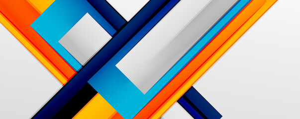 Color abstract lines trendy geometric background for business or technology presentation, internet poster or web brochure cover, wallpaper