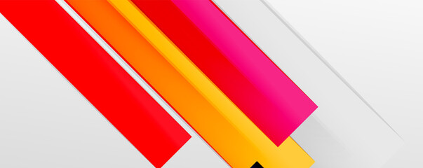 Multicolored lines background. Design template for business or technology presentations, internet posters or web brochure covers