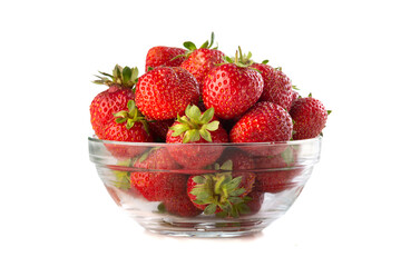 Fresh ripe strawberry fruit, healthy diet and vitamins
