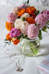 Romantic flowers wedding bouquet 