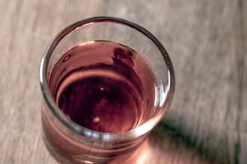 glass of red drink, nacka, sverige, sweden, stockholm