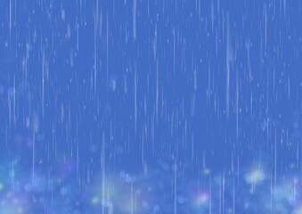 Fantastic and beautiful rain background