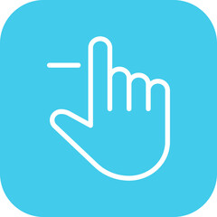 Gesture swipe icon