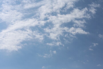 blue sky with clouds