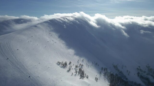 Mount Gemba. Ukraine. Aerial view.