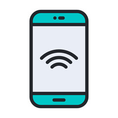 Wifi phone icon