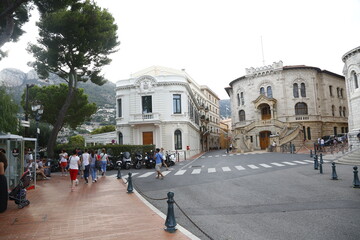 Naklejka premium Monaco - France