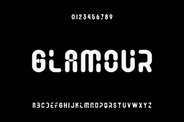 typeface design, classic font, gray and black vector background