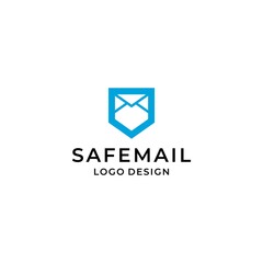 Modern and unique logo about mail and security.
EPS 10, Vector.
