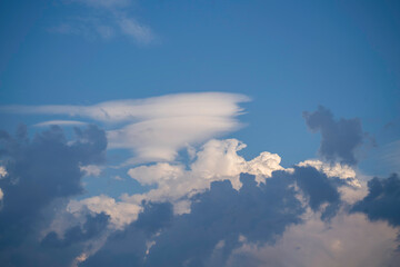 blue sky with clouds