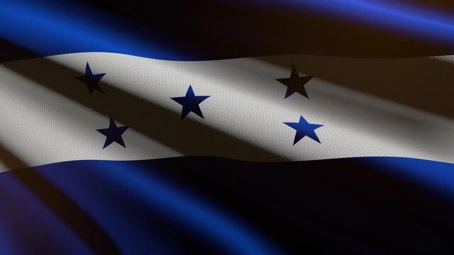 Honduras flag - loop animation