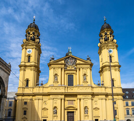 Fototapeta premium The Theatine Church of St. Cajetan in Munich, Germany