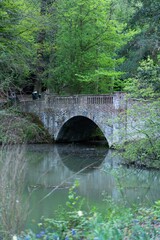 old bridge over the river
