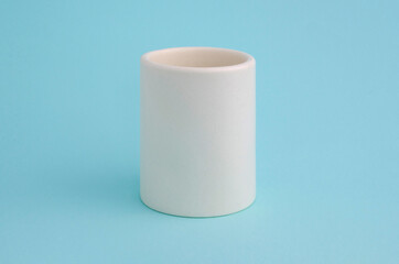 Beaute empty white container on clean background