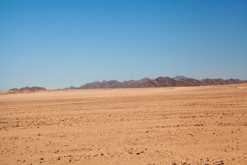 Fototapeta na wymiar Desert Egypt, mountains sands