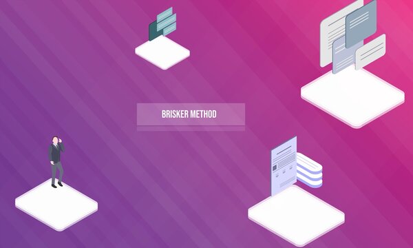 Brisker method concept on abstract design