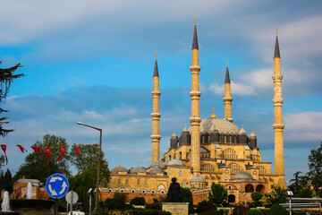 Fototapeta na wymiar Edirne Selimiye Mosque. Edirne, Turkey