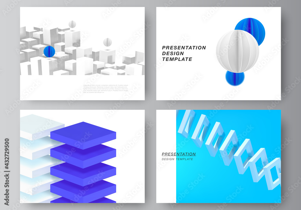 Sticker vector layout of presentation slides design templates, template for presentation brochure, brochure 