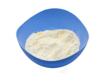 Wheat flour with added corn flour