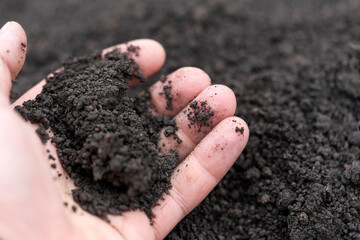 soil in hand