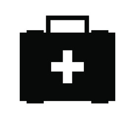Medical suitcase icon