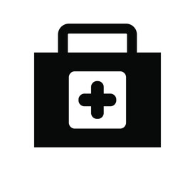 Obraz premium Medical suitcase icon