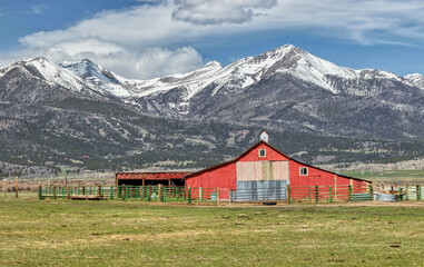 Fototapeta na wymiar Westcliffe Colorado Sangre De Cristo Mountains America USA 