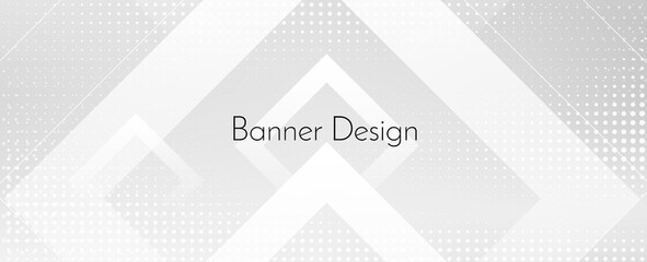 Abstract grey and white geometric stylish modern background design