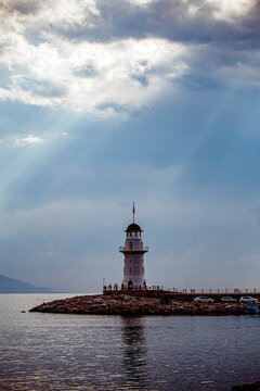 lighthouse on the coast