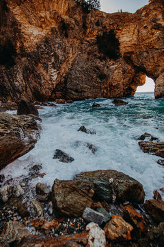 rocks in the sea
