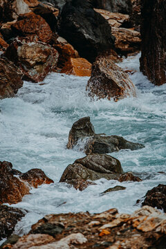 rocks in the water