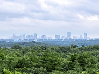 Boston Skyline with clouds and smog visible from Lynn Woods.

4304 × 3228
