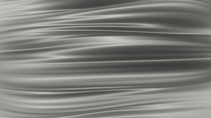 Grey cloth 3d render waves 