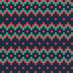 Christmas Fair Isle Seamless Pattern Background