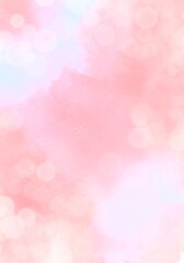 水彩の滲みの素材