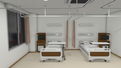 病院の病室