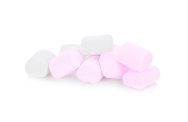 Marshmallow isolated on white background