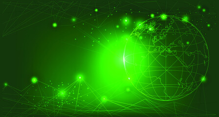 Abstract sense of science and technology graphic design