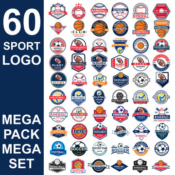 set of sport logo , set of tournament vector